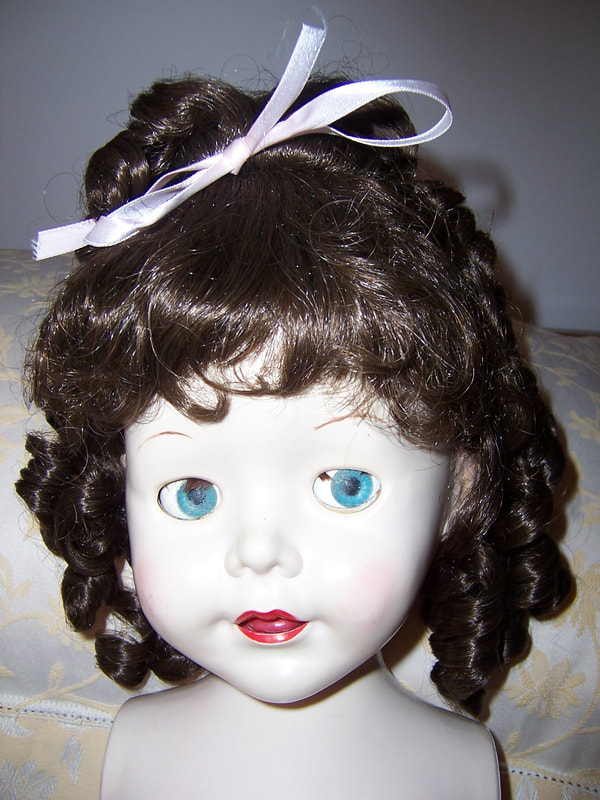 Vintage IMSCO Doll Wig Size 13 Style M-75 Color Black NOS 