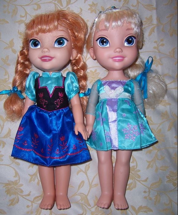 elsa and anna large dolls